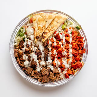Chicken Over Rice Plate