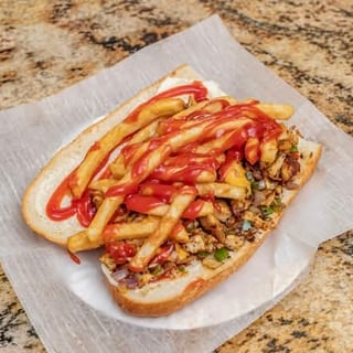 Philly Chicken Cheesesteak Sandwich